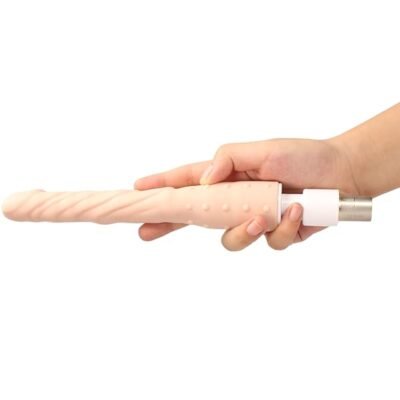 Amausen Sex Machine Attachment with 3XLR Connector, Small Bendable Dildo – Suitable for Tight Female Vaginal Intercourse and New Male Players Exploring Anal Play